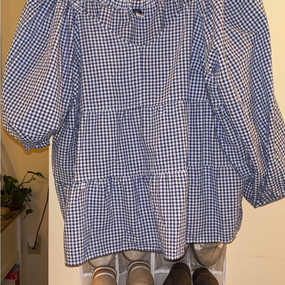 Blue Gingham old navy xxl